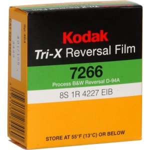 Kodak Tri-X Reversal чорно-біла кіноплівка Super 8