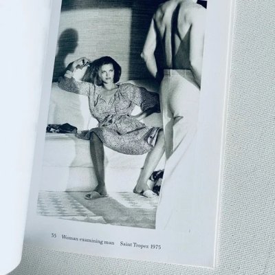 Woman examining Man, Saint Tropez, 1975