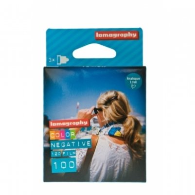 Ломографі кольорова плівка серенього формату 120 ISO 100 