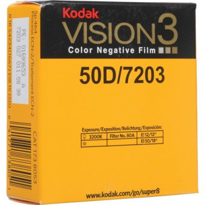 Kodak Vision3 50d Super 8 фільм плівка для кіно кіноплівка 